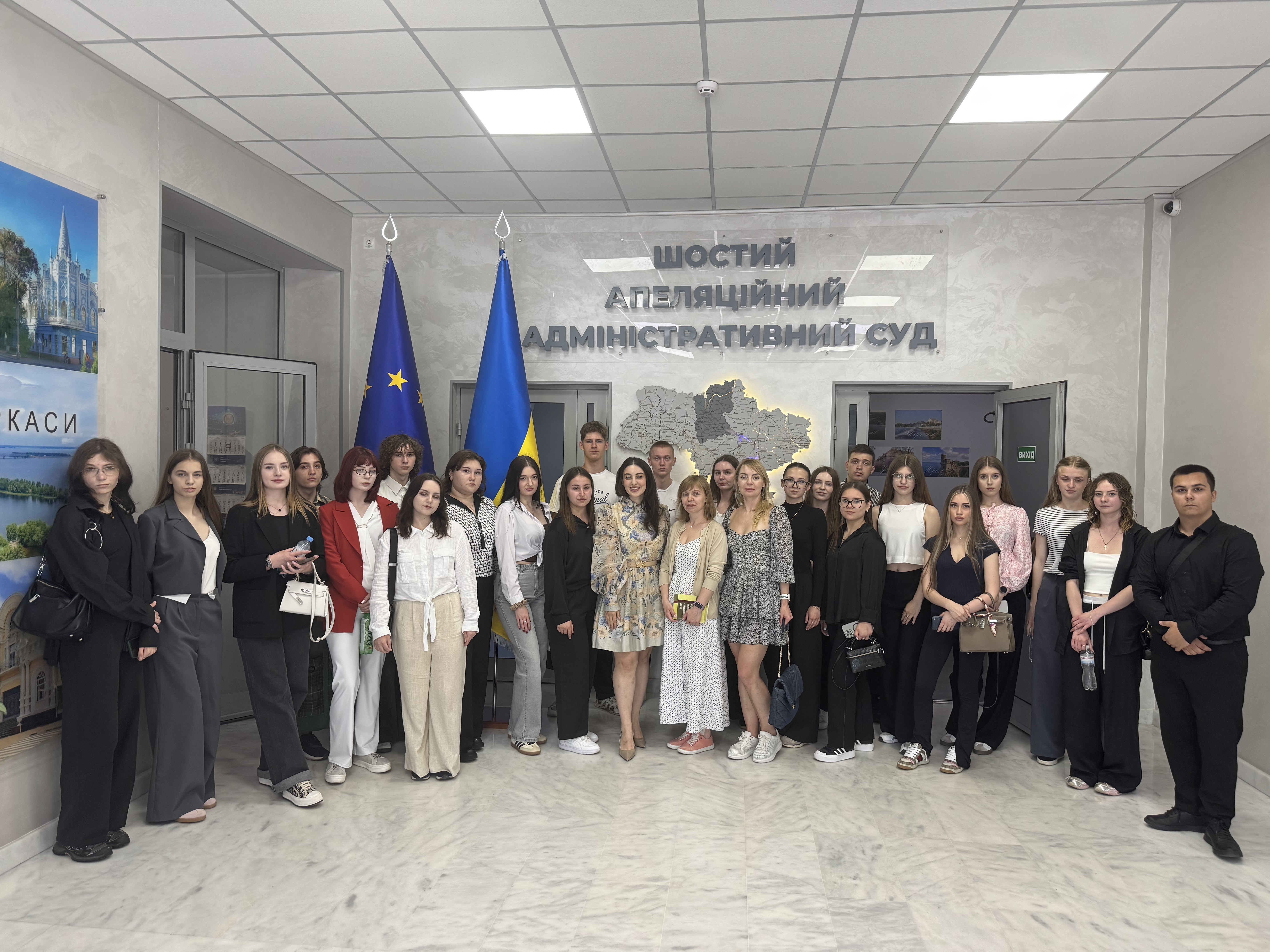 День відкритих дверей у Шостому ААС для студентів Ірпінського фахового коледжу економіки та права